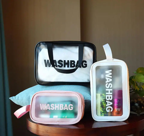 Portable Transparent Travel Organizer Bag for Women