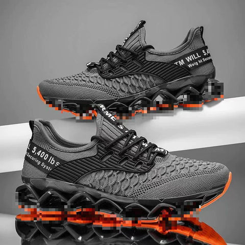 All-Matching Plus Size Breathable Flying Woven Running Casual Shoes