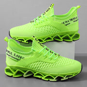 All-Matching Plus Size Breathable Flying Woven Running Casual Shoes