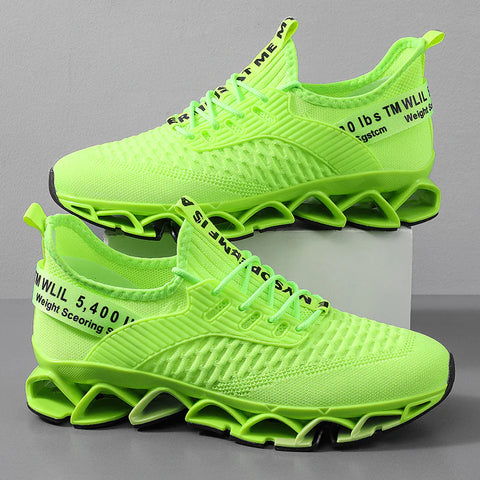 All-Matching Plus Size Breathable Flying Woven Running Casual Shoes