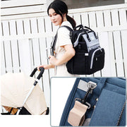 Foldable Infants Baby Crib Waterproof Nappy Mother Bag - Perfect for Travel