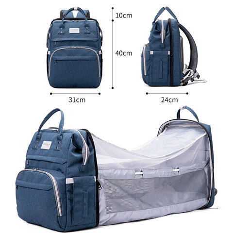 Foldable Infants Baby Crib Waterproof Nappy Mother Bag - Perfect for Travel