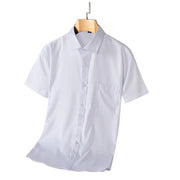 Men's Short Sleeve Stretch Bamboo Fiber Casual Shirt