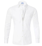 Men’s Zipper Lapel Shirt with Button Detail