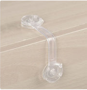 Home Security Transparent Baby Safety Lock for Cabinet Doors