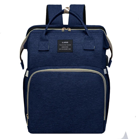 Foldable Infants Baby Crib Waterproof Nappy Mother Bag - Perfect for Travel