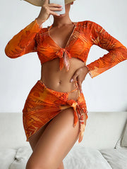 Mingyi 2024 Fashionable Colorful Print Bikini Set