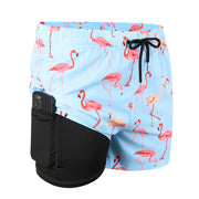 Men's Dual Layer Quick-Dry Swim Shorts (Athletic Fit)