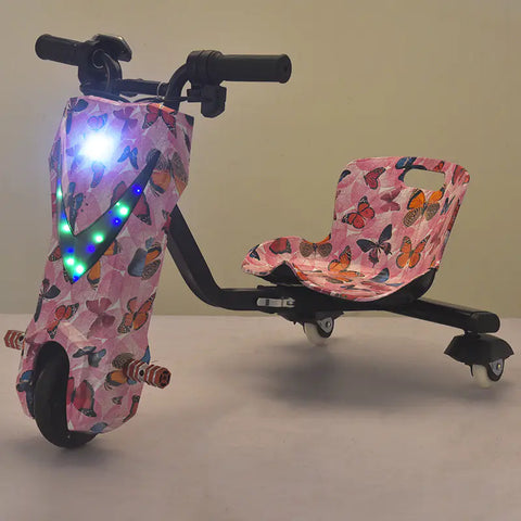 Mini Electric Drift Trike - Ultraman Style 6-Inch - Experience the Thrill of Adventure