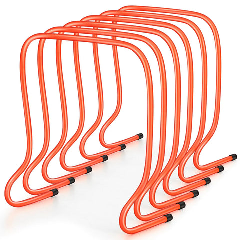 Leyndo 6 Pcs 20" Practice Speed Hurdles Speed Training Hurdles Agility Hurdles Soccer Football Hurdles Basketball Baseball Plyometric Hurdles for Kids Athletes Indoor Outdoor Sports Equipment