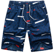 Quick-Drying Plus Size Men's Beach Pants (Five-Point)