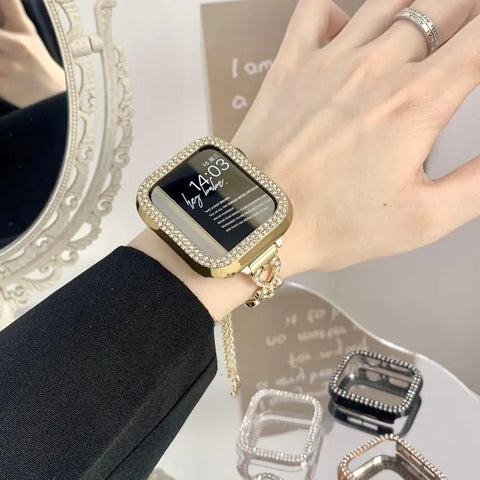 Apple Watch Case with Double Row Diamonds (iWatch SE)