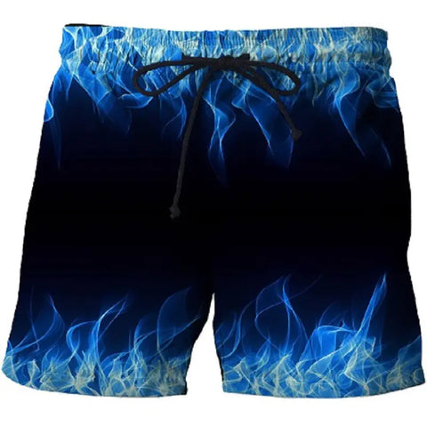 3D Digital Print Sports Swim Shorts for Men and Women