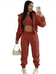 Hooded Sports And Leisure Set