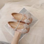 Girls' Mary Jane Glitter Princess Shoes for Kids