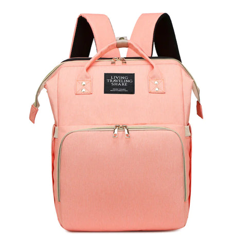 Foldable Infants Baby Crib Waterproof Nappy Mother Bag - Perfect for Travel