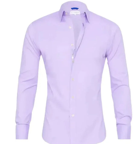 Men’s Zipper Lapel Shirt with Button Detail