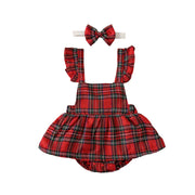 Baby Christmas Dress with Tulle Skirt for Infants