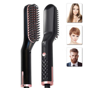 Professional Grooming Set - Straightening Brush and Beard Comb