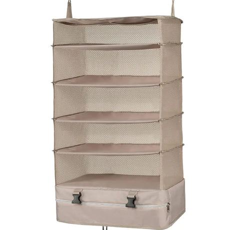 Outdoor Travel Storage Bag - Three-Layer Hanging Organizer